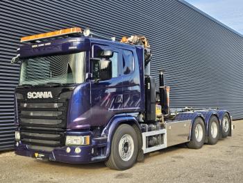 Scania G490 8x4*4 / PALFINGER CRANE + HOOKLIFT